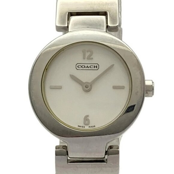 uth COACH Mercer Signature Bracelet Watch 0185 6******** Silver Wrist Watch - Picture 1 of 5